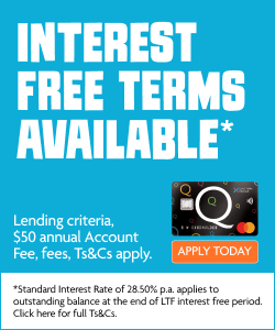 Q card finance - interest free